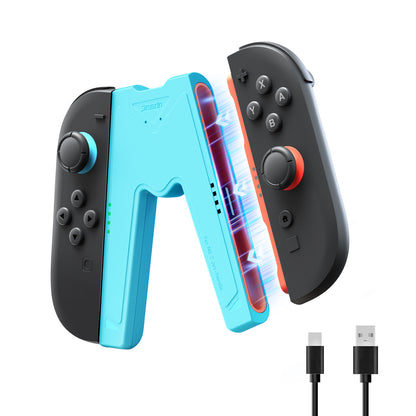 Jemdo for Joy-Con 2 Magnetic Charging Grip