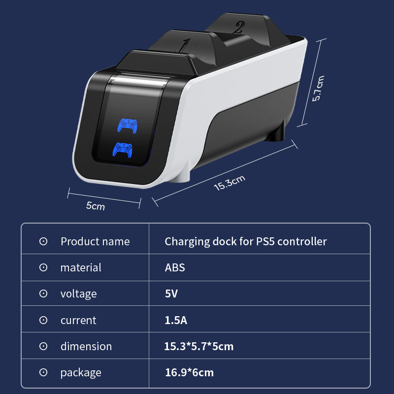 Jemdo PS5 Controller Charging Station