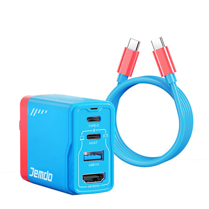 Jemdo 4-in-1 65W Portable Dock for Switch NS1/NS2