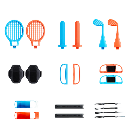 Jemdo 20-in-1 Motion Sports Accessories Set for Switch 1/2