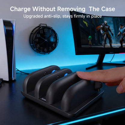 Jemdo for Switch 2 Joy-Con Magnetic Charging Dock