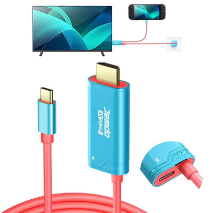 Jemdo 4K USB-C to HDMI Cable for Switch2/OLED