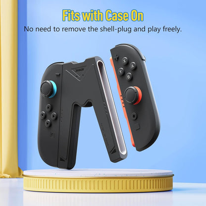Jemdo for Joy-Con 2 Magnetic Charging Grip