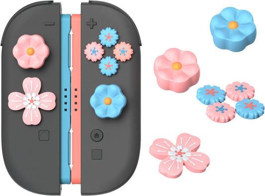 Jemdo Joy-Con 2 Controller Grip & Button Cap Set