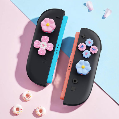 Jemdo Joy-Con 2 Controller Grip & Button Cap Set