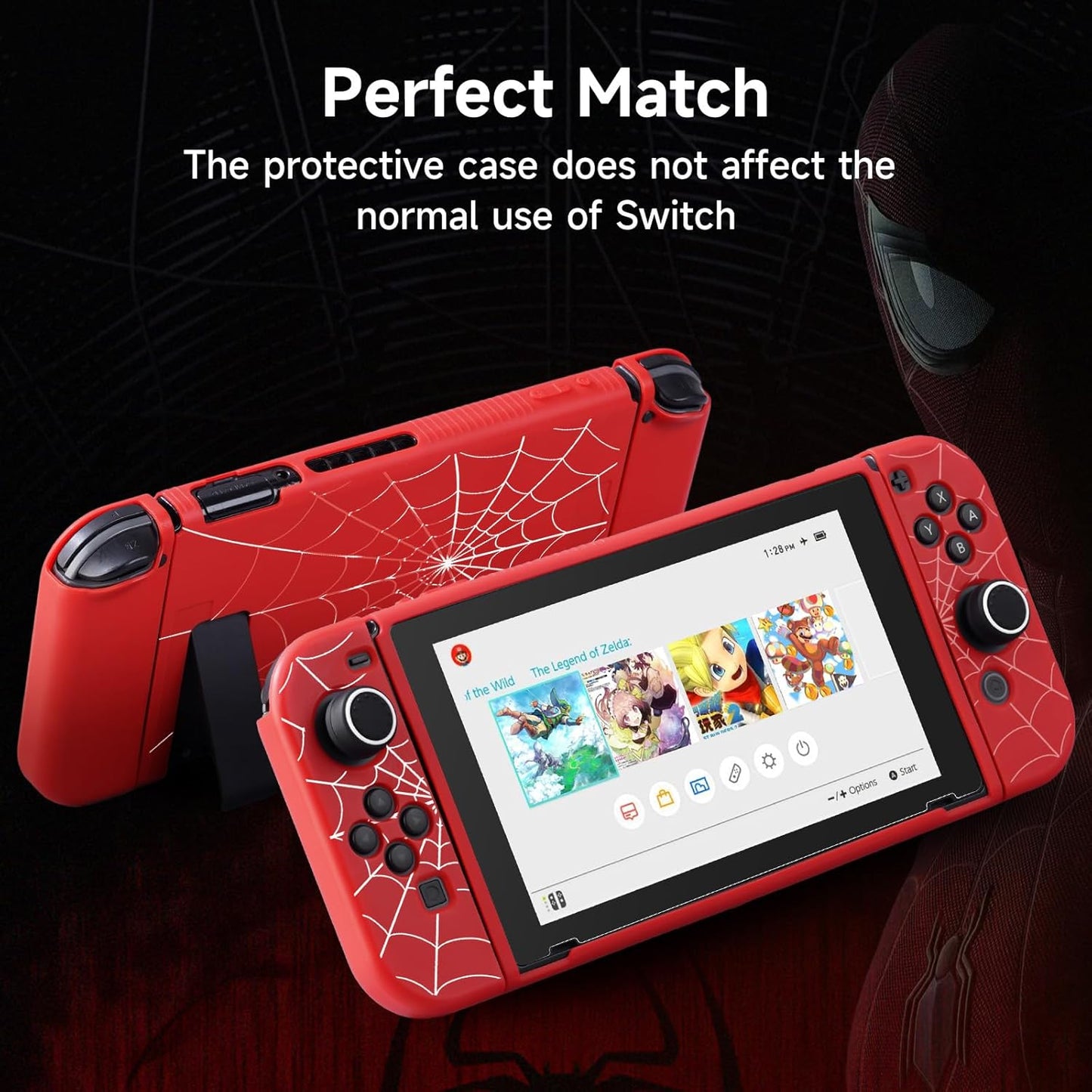 Jemdo for Switch TPU Protective Case