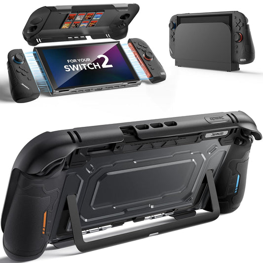 Jemdo for Switch 2 Detachable Protective Case & Faceplate Set