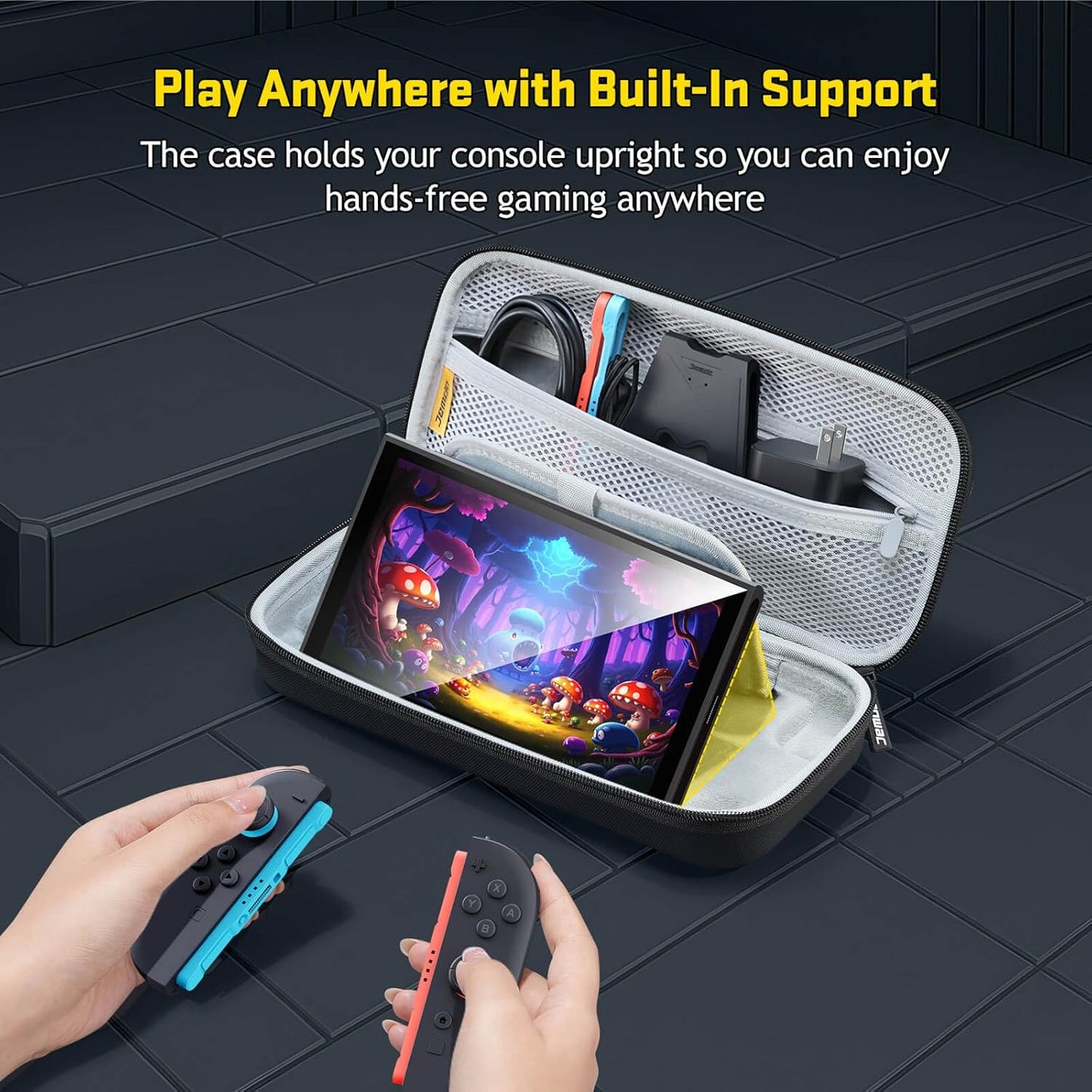 Jemdo for Switch 2 Large-Capacity Carrying Case