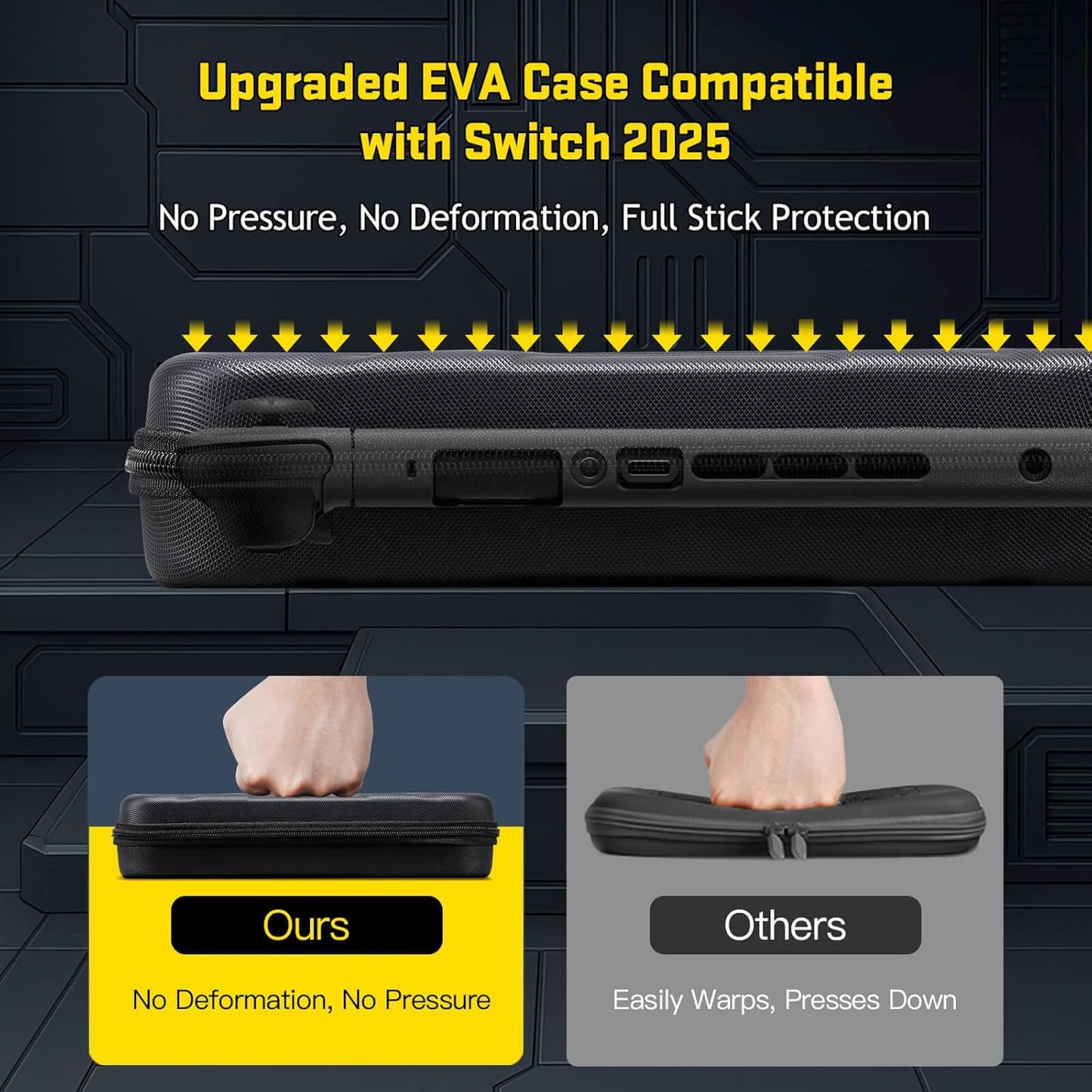 Jemdo for Switch 2 Large-Capacity Carrying Case