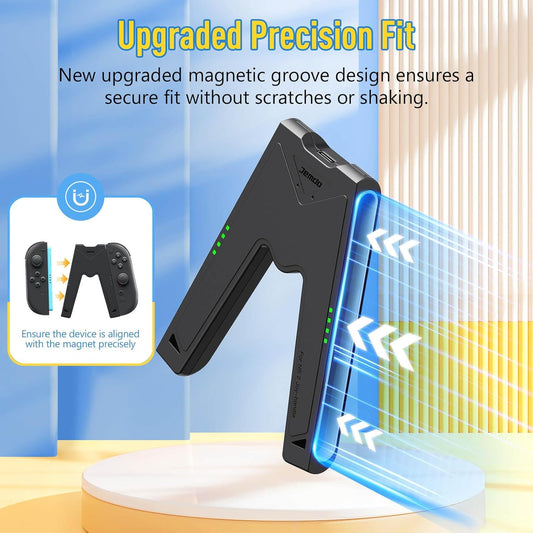 Jemdo for Joy-Con 2 Magnetic Charging Grip