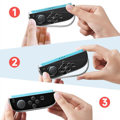 Jemdo for Switch 2 Scratch-Resistant Clear Protective Case