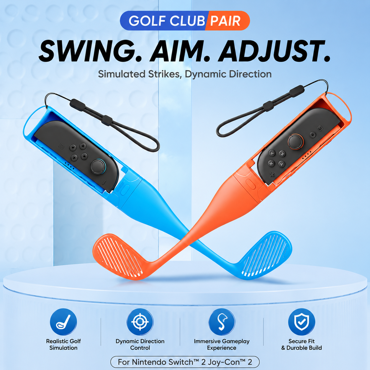 Jemdo 20-in-1 Motion Sports Accessories Set for Switch 1/2