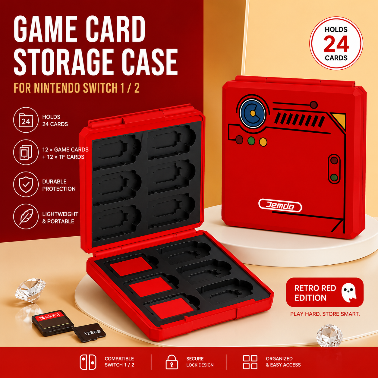 For Switch1/2 Game Card Case