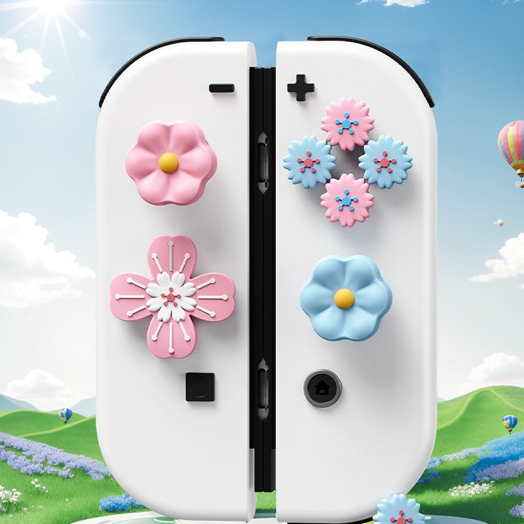 Jemdo Joy-Con 2 Controller Grip & Button Cap Set