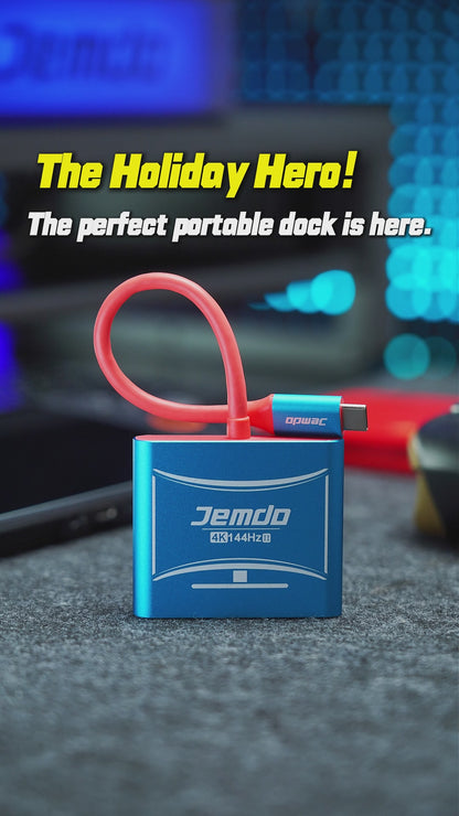 Jemdo USB-C to HDMI Dock for Switch 2/OLED