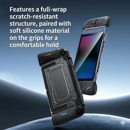 Jemdo for Switch 2 Detachable Protective Case & Faceplate Set