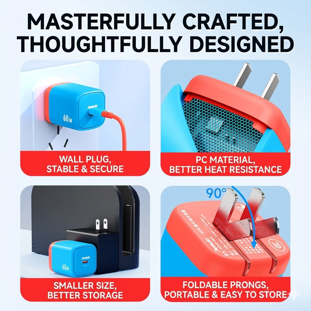 Jemdo 60W GaN Charging & Screen-Casting Kit
